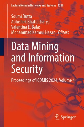 Imagen de portada: Data Mining and Information Security 9789819660629