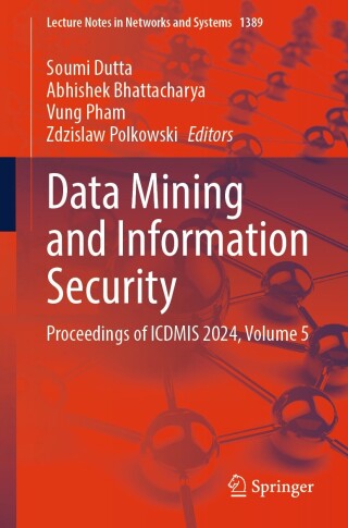 Imagen de portada: Data Mining and Information Security 9789819660650
