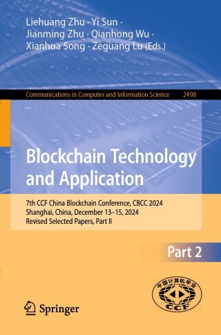 صورة الغلاف: Blockchain Technology and Application 9789819662425