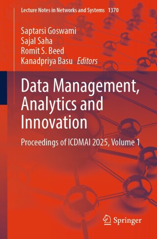 Imagen de portada: Data Management, Analytics and Innovation 9789819665365