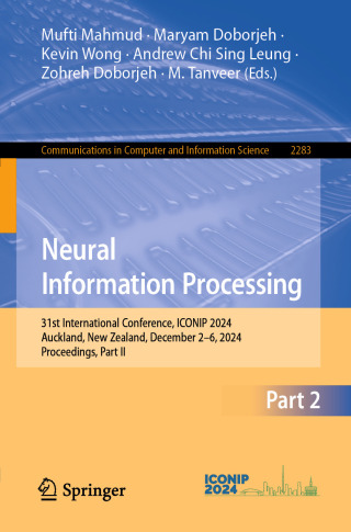 صورة الغلاف: Neural Information Processing 9789819669509