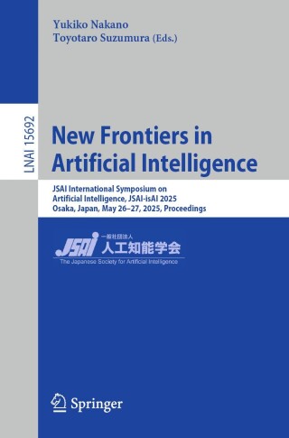 Cover image: New Frontiers in Artificial Intelligence 9789819670703