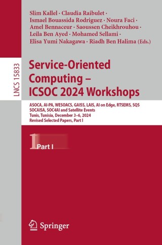 Cover image: Service-Oriented Computing – ICSOC 2024 Workshops 9789819672370