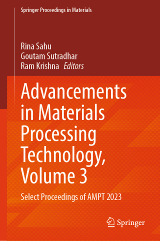 Immagine di copertina: Advancements in Materials Processing Technology, Volume 3 9789819673797