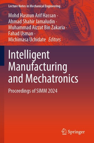 Imagen de portada: Intelligent Manufacturing and Mechatronics 9789819677054