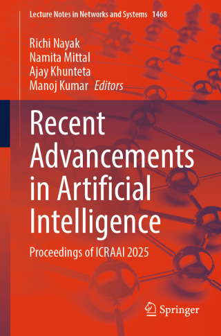 Cover image: Recent Advancements in Artificial Intelligence 9789819677597