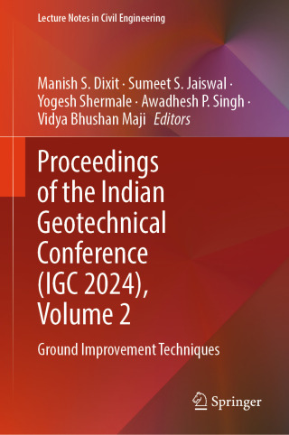 Cover image: Proceedings of the Indian Geotechnical Conference (IGC 2024), Volume 2 9789819678617