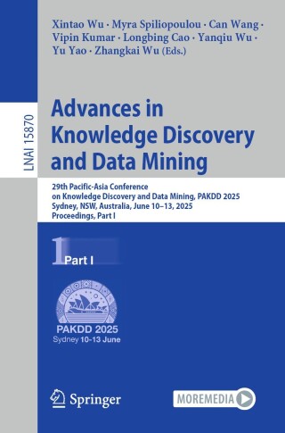 Imagen de portada: Advances in Knowledge Discovery and Data Mining 9789819681693