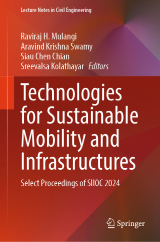 Imagen de portada: Technologies for Sustainable Mobility and Infrastructures 9789819684472