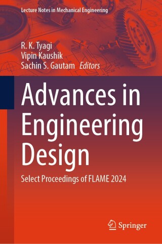 Imagen de portada: Advances in Engineering Design 9789819684953