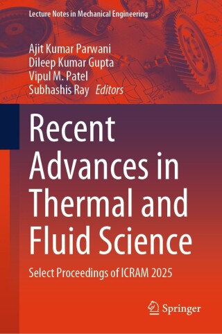 Titelbild: Recent Advances in Thermal and Fluid Science 9789819685073