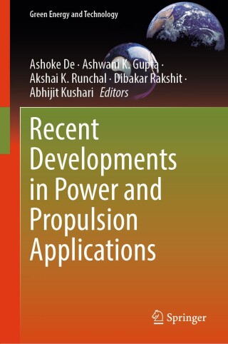 Imagen de portada: Recent Developments in Power and Propulsion Applications 9789819686018