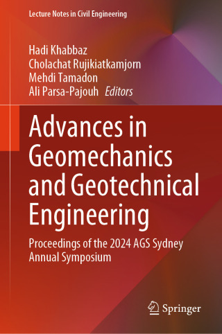 Imagen de portada: Advances in Geomechanics and Geotechnical Engineering 9789819686964