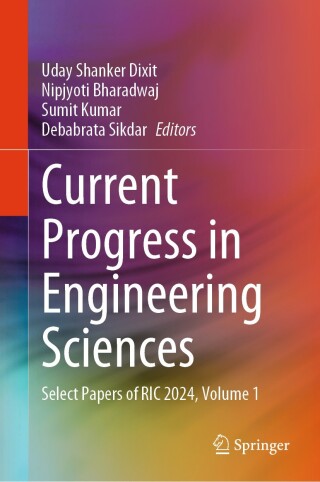 Immagine di copertina: Current Progress in Engineering Sciences 9789819687527