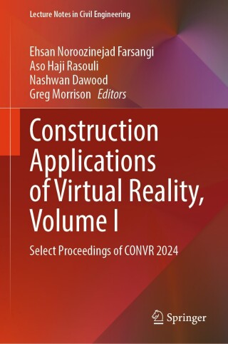 Imagen de portada: Construction Applications of Virtual Reality, Volume I 9789819687602