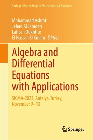 Imagen de portada: Algebra and Differential Equations with Applications 9789819691791