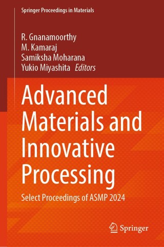 Imagen de portada: Advanced Materials and Innovative Processing 9789819695126