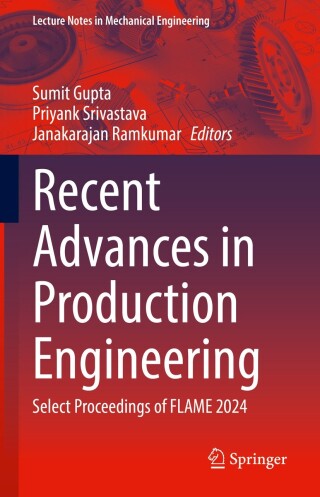 Imagen de portada: Recent Advances in Production Engineering 9789819695201