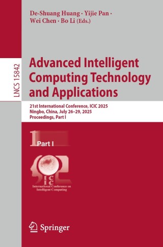 Imagen de portada: Advanced Intelligent Computing Technology and Applications 9789819698622
