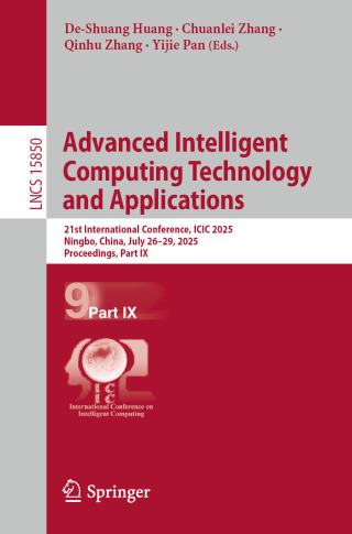 Imagen de portada: Advanced Intelligent Computing Technology and Applications 9789819698837