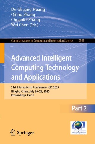 Imagen de portada: Advanced Intelligent Computing Technology and Applications 9789819699452