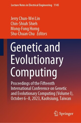 Imagen de portada: Genetic and Evolutionary Computing 9789819700677