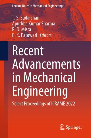 Omslagafbeelding: Recent Advancements in Mechanical Engineering 9789819708994