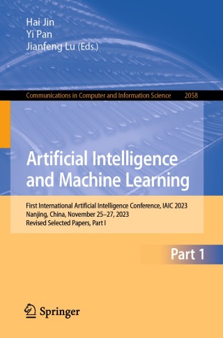 Imagen de portada: Artificial Intelligence and Machine Learning 9789819712762