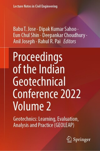 Cover image: Proceedings of the Indian Geotechnical Conference 2022 Volume 2 9789819717408