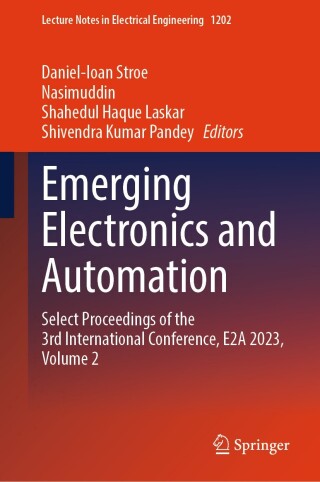 Imagen de portada: Emerging Electronics and Automation 9789819730896