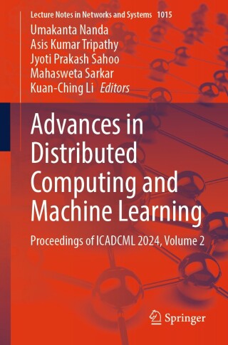 Imagen de portada: Advances in Distributed Computing and Machine Learning 9789819735228