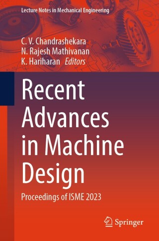 Titelbild: Recent Advances in Machine Design 9789819736508