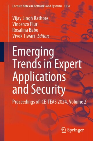 Cover image: Emerging Trends in Expert Applications and Security 9789819739905