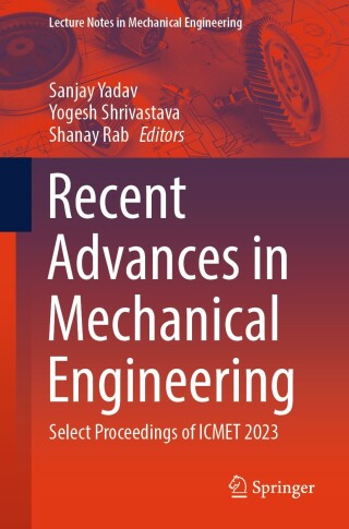 Imagen de portada: Recent Advances in Mechanical Engineering 9789819749461