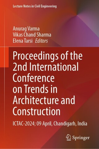 Cover image: Proceedings of the 2nd International Conference on Trends in Architecture and Construction 9789819749874