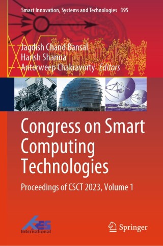 表紙画像: Congress on Smart Computing Technologies 9789819750801