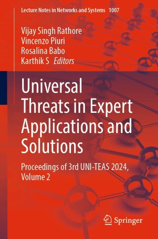 Cover image: Universal Threats in Expert Applications and Solutions 9789819751457