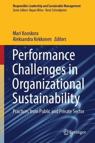 Imagen de portada: Performance Challenges in Organizational Sustainability 9789819755479
