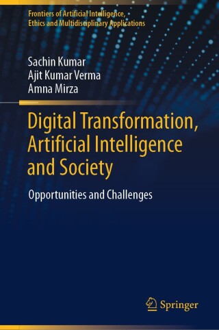 Imagen de portada: Digital Transformation, Artificial Intelligence and Society 9789819756551