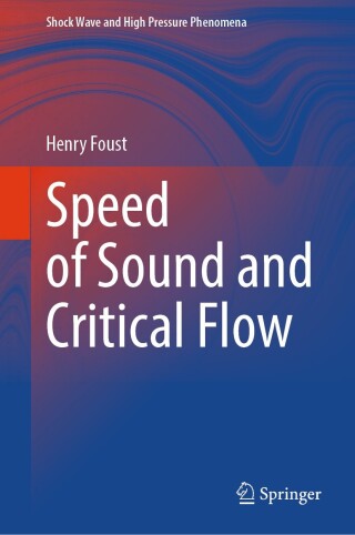 Cover image: Speed of Sound and Critical Flow 9789819759170