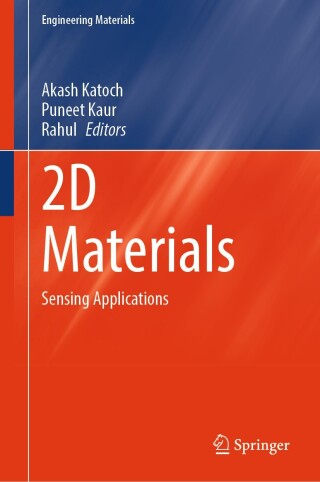 Imagen de portada: 2D Materials 9789819762576