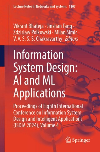 صورة الغلاف: Information System Design: AI and ML Applications 9789819765805