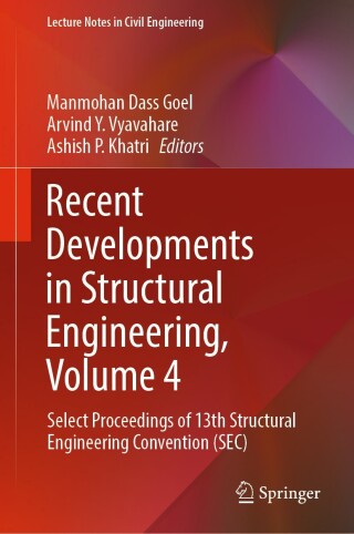 Cover image: Recent Developments in Structural Engineering, Volume 4 9789819766024