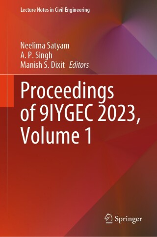 Cover image: Proceedings of 9IYGEC 2023, Volume 1 9789819766420