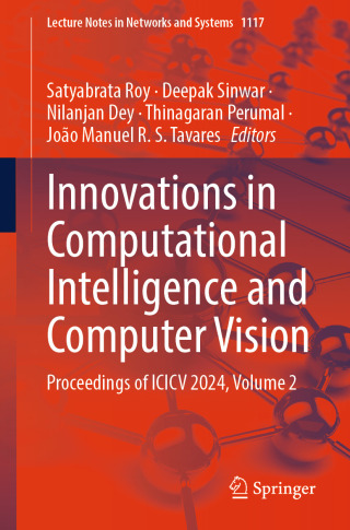 Imagen de portada: Innovations in Computational Intelligence and Computer Vision 9789819769919