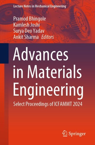 Cover image: Advances in Materials Engineering 9789819771134
