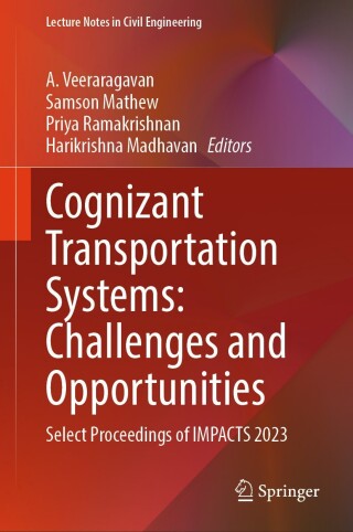 Cover image: Cognizant Transportation Systems: Challenges and Opportunities 9789819772995