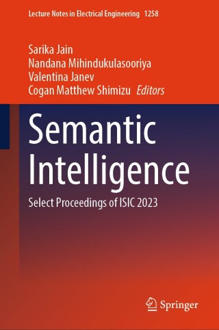 Imagen de portada: Semantic Intelligence 9789819773558