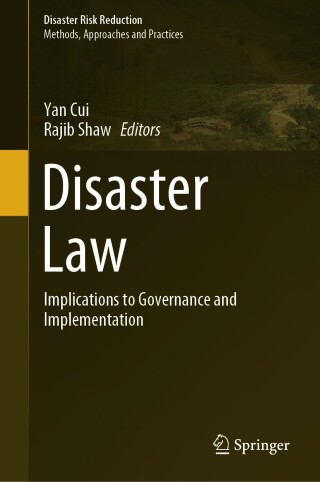 Imagen de portada: Disaster Law 9789819773732