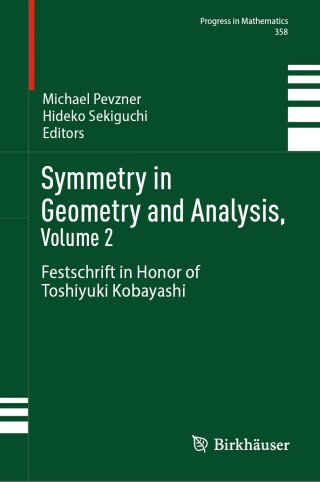 Cover image: Symmetry in Geometry and Analysis, Volume 2 9789819776610